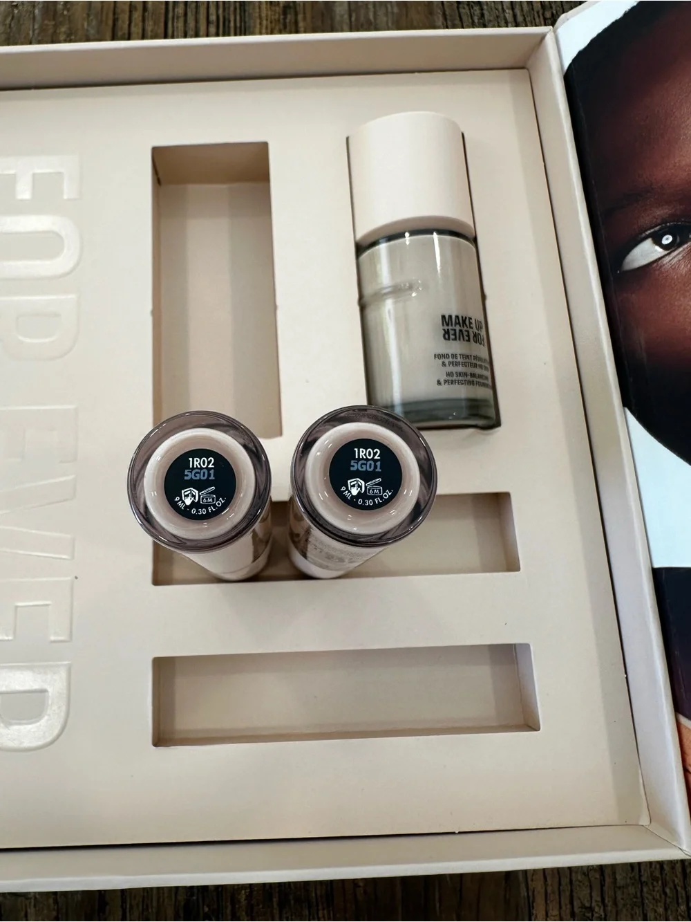 Makeup Forever Concealer Set and foundation — Beige Nude & Light Beige